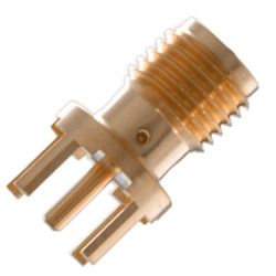 SMA Jack Straight PCB Mount RF Connector, 18 GHz