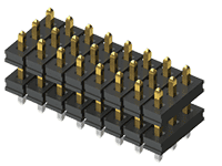 Conn Board Stacker HDR 4 POS 2mm Solder ST Top Entry SMD T/R