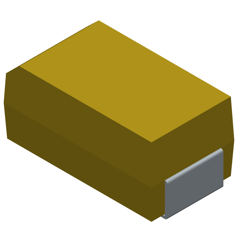 Tantalum Capacitor 100uF 10V 125°C SMD 0.075 Ohm