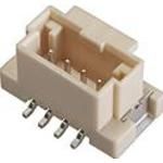 4Ckt 1R 2mm Pitch Male Pin Header, 3A, 125V, SMD