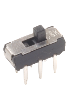 DPDT Slide Switch, 300mA, 6VDC, Surface Mount, Vertical