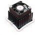 Aluminum BGA Heat Sink, 27mm Square, Clip Mount, 3.3°C/W