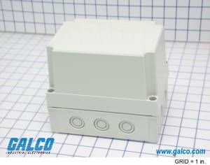 FIBOX   PCM 150/150 G   Enclosure, IP66, IP67, NEMA 6, Industrial, 150 mm, 130 mm, 180 mm, PC (Polycarbonate), Grey