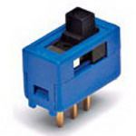 SP3T Slide Switch, 300mA, 125VAC, Through Hole, Vertical
