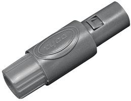 10 Pos Solder Straight Male Circular Connector, 3A, 300V, PPSU