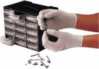 BM Polyco White General Purpose Nitrile-Coated Nylon Reusable Gloves x 2 9 - M