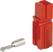 Rectangular Power Connector, 1 Contact(s), Hermaphroditic, Crimp and Solder Terminal