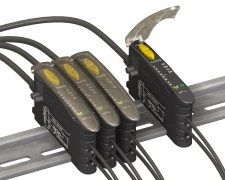 Photoelectric Sensor Fiber Optic Light ON/Dark ON NPN/PNP 6-Pin