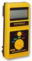 TESTER, INSULATION; Insulation Tester Type:Analogue / Digital Megohmmeter; Insulation Testing Voltage:500V; Insulation Testing Resistance:100Mohm; Operating Temperature Min:-; Operating Temperature Max:-; External Height:190mm; External Width:90mm; External Depth:54mm; Weight:-; Insulation Test Resistance:0ohm to 100Mohm