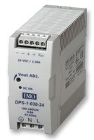 IMO PRECISION CONTROLS DPS-1-030-24 AC/DC DIN Rail Power Supply, Class II, Fixed, 85 V, 264 V, 30 W, 24 V, 1.25 A