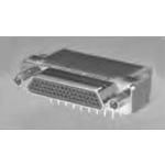 31-Contact Microminiature D-Sub Connector, Right Angle, Through Hole Mount