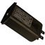 Filtered Power Entry Module, 3 Pos, 250VAC, 16A, Shielded