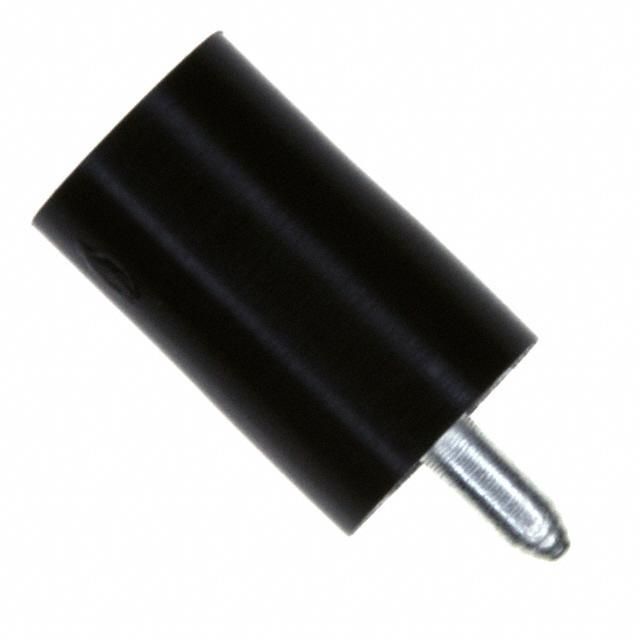 8-Pos Female Turret Connector, 5A, 1.5kV, Brass/Nylon/Silver