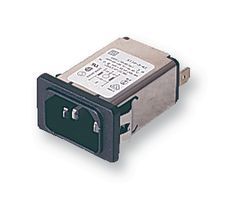 Mains Power Connector, 6A, 250VAC, Male, 3 Pos, Solder