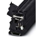 2-Pos ZIF/LIF FFC/FPC Connector, 10A, 630V, DIN Rail Mount