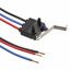 SPDT Microswitch, 2A 125VAC 42VDC, Lever Actuator, Wire Leads