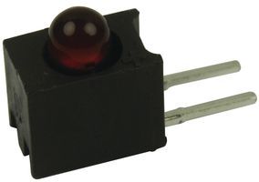Red Right Angle LED Emitter, 5V, T-1, 60° Viewing Angle