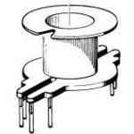 Ferrite Accessories Coil Former Black Polyterephthalate