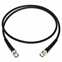 Black BNC Test Lead,  500V ac,  1.5m LeadLength