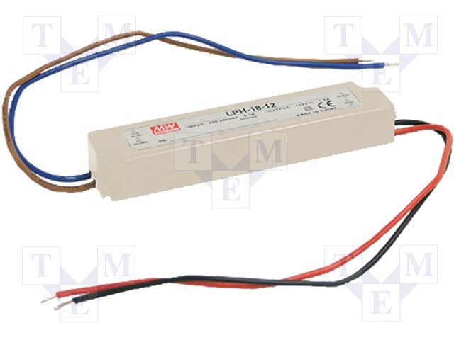 18W 1.5A 12V Constant Current LED Power Supply