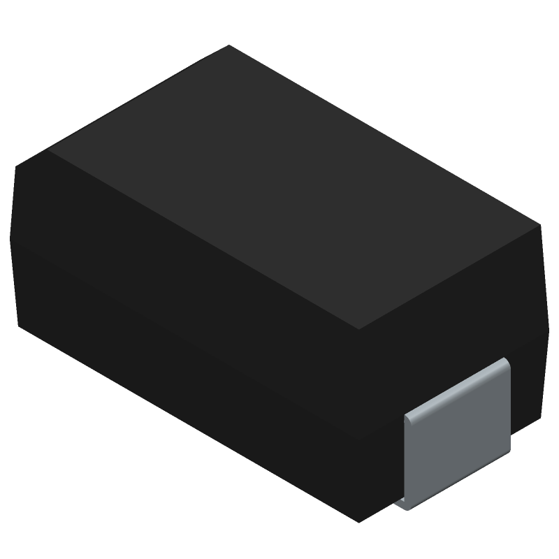 1A 20V Schottky Rectifier, SMD, DO-214AC