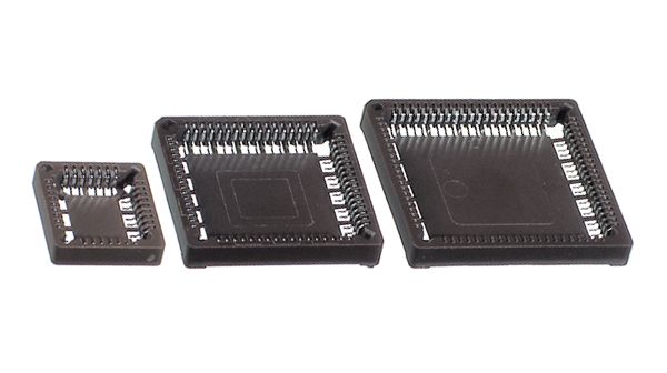 20 Pos Female PLCC Socket, 1.27mm Pitch, 1A, 150V, Tin