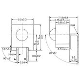 Infrared LED, 3mm, 1-Element, 940nm, ROHS COMPLIANT, PLASTIC PACKAGE-2
