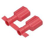 Female Insulated Crimp Terminal, 18-22 AWG, 0.25" Tab