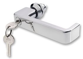 STEINBACH AND VOLLMANN   0.87.0065.0   L-HANDLE, LOCKABLE, CHROME PLATED