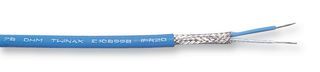 Twinaxial Cable, 20 AWG, 0.51 mm, 78 ohm, Blue, 498.69 ft, 152.4 m