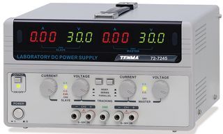 TENMA   72-7245   POWER SUPPLY, 2CH, 30V, 3A, ADJUSTABLE