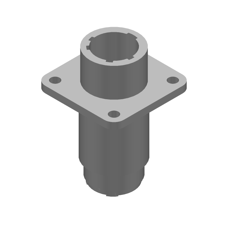 4 Pos Circular Receptacle, Crimp, 600V, IP67, UL94 V-0, Black