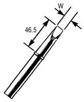 WELLER         CT2E7..             Soldering Iron Tip, Screwdriver, 7 mm