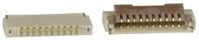 Hirose FH19 Series 0.5mm Pitch 10 Way Right Angle SMT Female FPC Connector, ZIF Bottom Contact