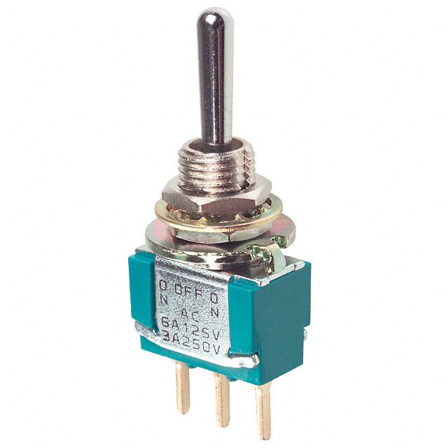 SPDT Toggle Switch, 6A 28VDC, Through Hole, On-Off-On