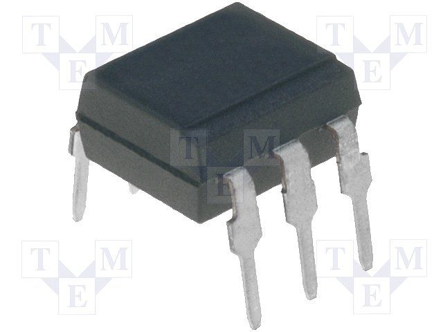Triac Output Optocoupler, 1-Element, 5300V Isolation, DIP-6