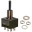 DPDT Toggle Switch, On-On, 28V, 0.4VA, Solder Lug, Panel Mount