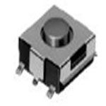 Tactile Switch, SMD, SPST, 50mA, 12VDC, 2.35N, Red Button