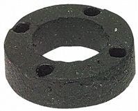 Fabreeka 15/32in 1/4in Ring Mount 51807 Neoprene +180F -20F 4  15lb 13/16in