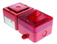 SONFL1 Sounder Beacon, Red Xenon, 115 V ac