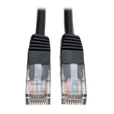 Cat5e Patch Cable, 2ft, RJ45 M/M, Black, Unshielded
