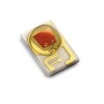 Orange LED Emitter, 590nm, 350mA, 40lm, 125° Viewing Angle, SMD