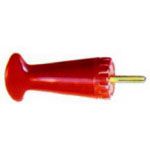 ELECTRICAL PIN PLUG,  25A,  RED