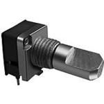 Mechanical Encoder Rotary Incremental Knurl Right Angle Quadrature Digital Square Wave 15PPR Through Hole PC Pin