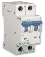 EATON MOELLER         PLSM-C2/2            Thermal Magnetic Circuit Breaker, 415 VAC, 48 VDC, 2 A, 2 Pole, DIN Rail