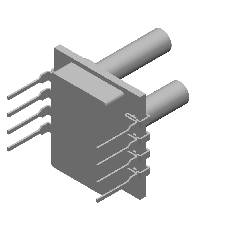 DIFFERENTIAL, PEIZORESISTIVE PRESSURE SENSOR, 0-5Psi, 0-100mV, RECTANGULAR, THROUGH HOLE MOUNT, ROHS COMPLIANT, DIP-8