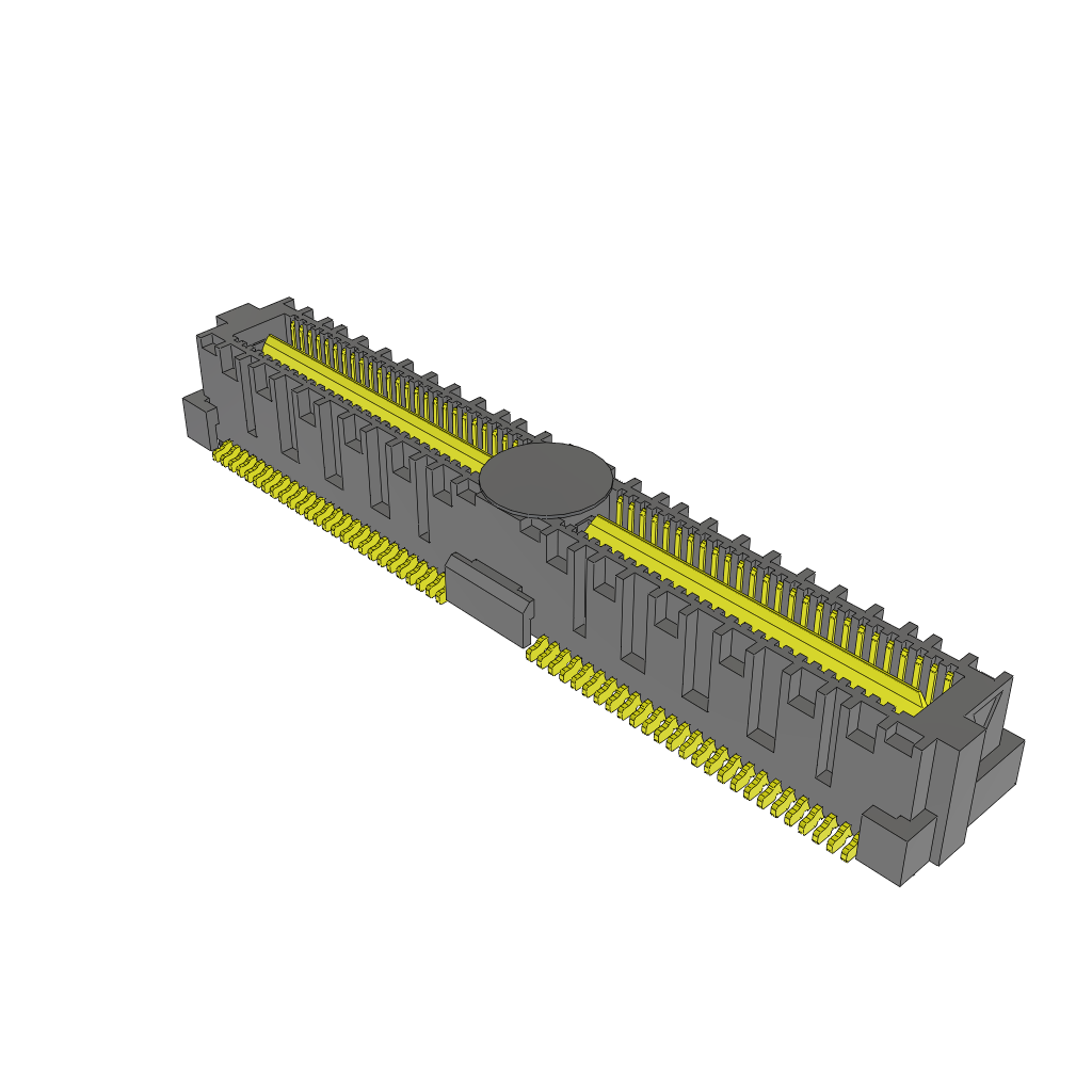 Conn Micro High Speed Terminal Strip HDR 104 POS 0.635mm Solder ST SMD
