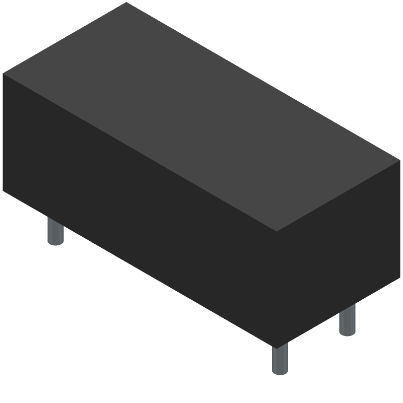 12VDC 8A DPST General Purpose Relay, Through Hole