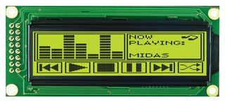 MIDAS   MC144032A6WC-SPTLY   Graphic LCD, Yellow / Green LED, STN, Transflective