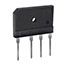 8A 100V Bridge Rectifier Diode, 1-Phase, Through Hole
